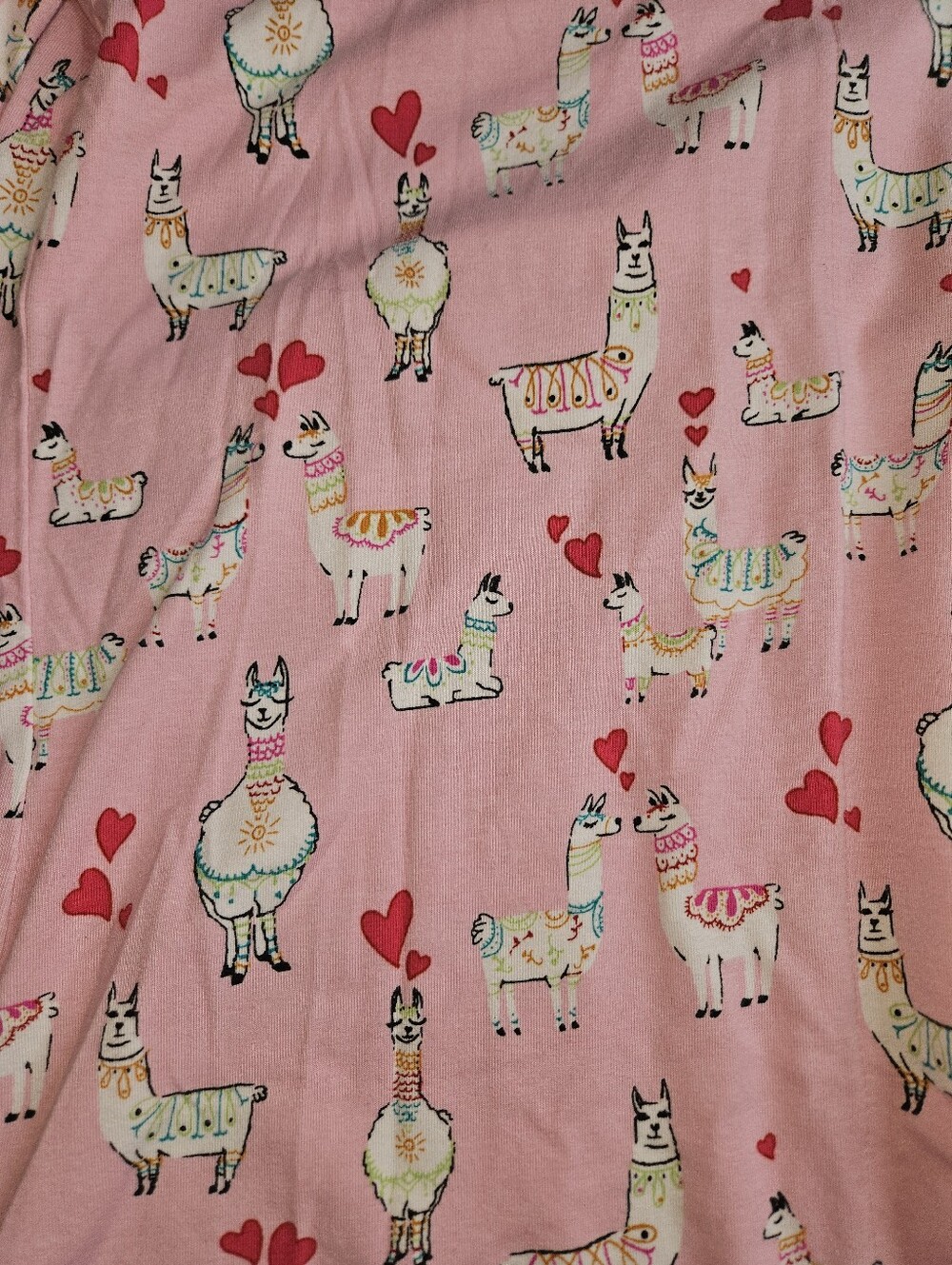 Bed Head Pajamas PJs Sleepwear Llama Love Set Women's XS Pink BedHead - Picture 6 of 6